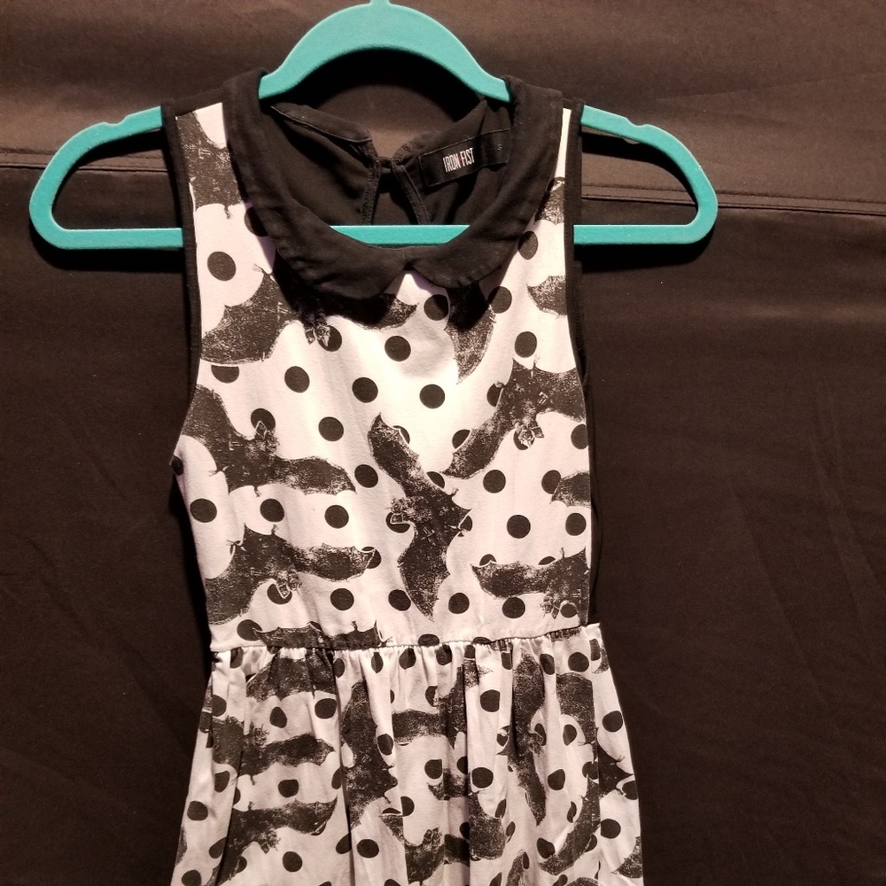 Iron Fist gothic bat dress